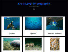 Tablet Screenshot of chrisleverphotography.com
